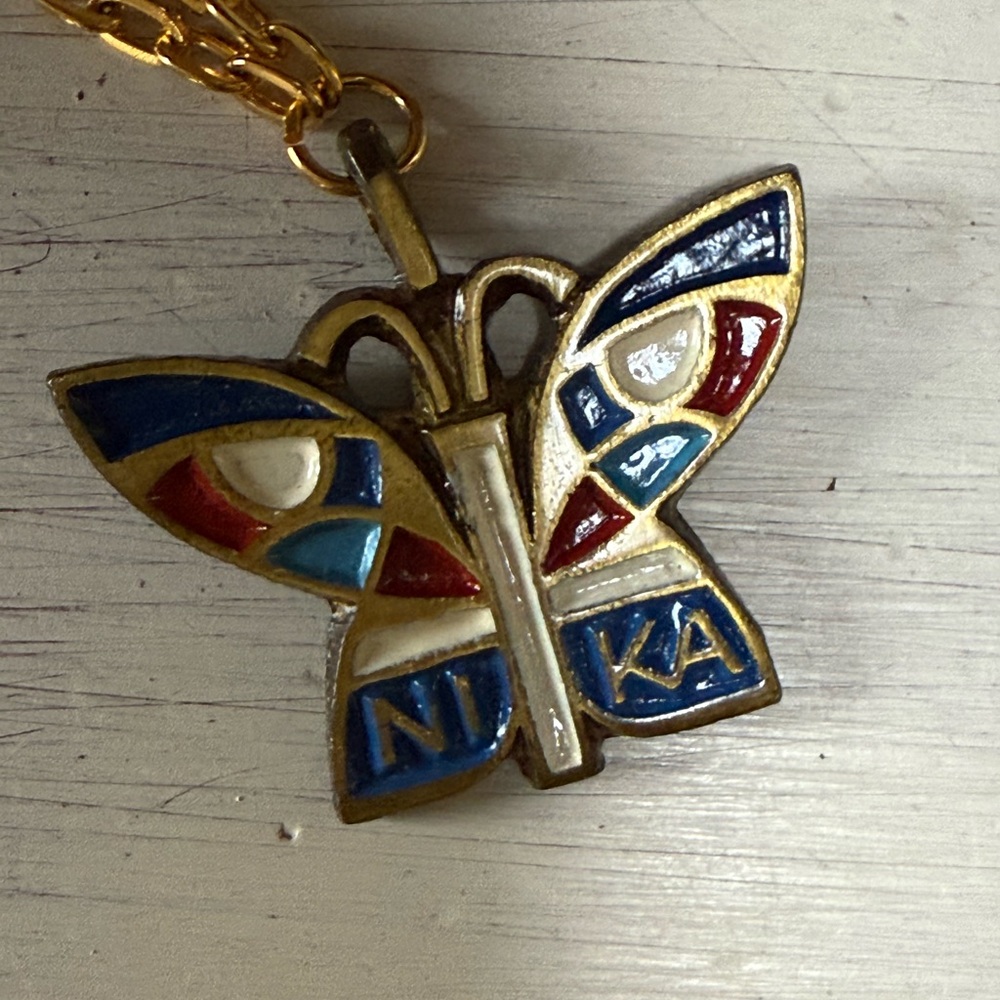 Nika Butterfly Pendant Necklace